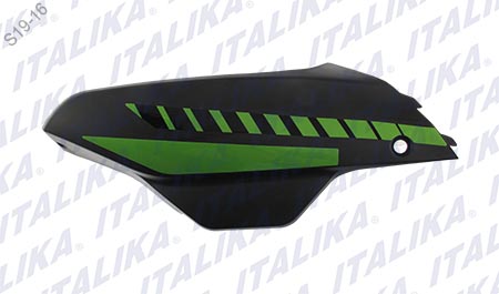 [F13011536] CUBIERTA LATERAL DER NEGRO VERDE