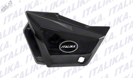 [F13011786] CUBIERTA LAT IZQ NEGRO BRILLANTE