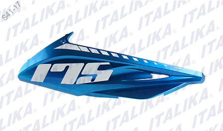 [F13011813] CUBIERTA LATERAL IZQ AZUL BLANCO