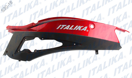 [F13011936] CUBIERTA TRAS IZQ ROJO NEGRO