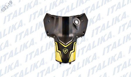 [F13012088] CUBIERTA MEDIA NEGRO AMARILLO