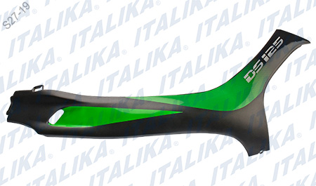 [F13012103] CUBIERTA DER NEGRO MATE VERDE MANZANA