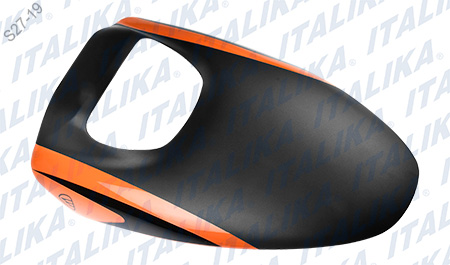 [F13012109] CUBIERTA FR SUP NEGRO MATE NARANJA