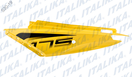 [F13012206] CUBIERTA COLA IZQ AMARILLO NEGRO