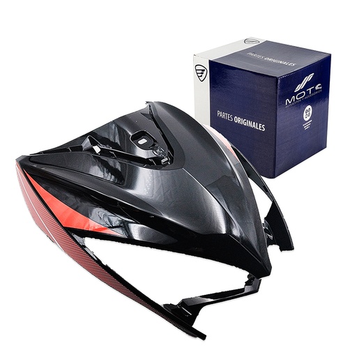 [F13012764] PANEL FRONT NEGRO NARANJA