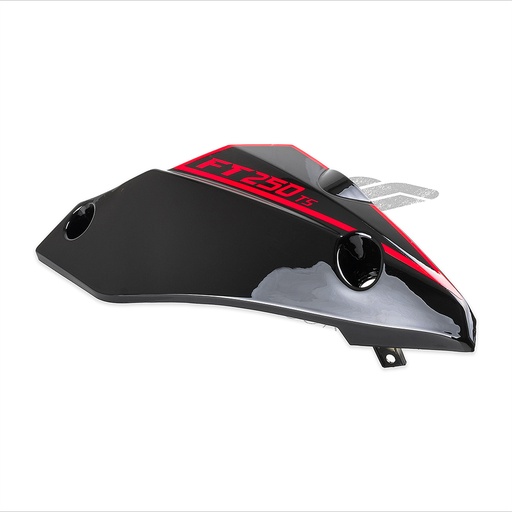 [F13012910] CUBIERTA INF SPOILER DER ROJO NEGRO