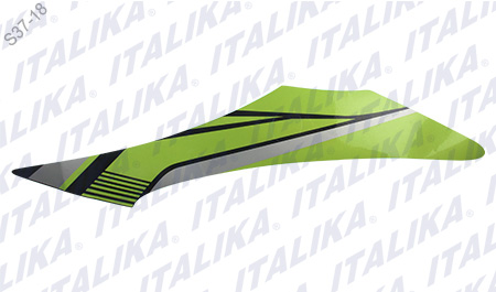 [F13020222] ETIQUETA CUBIERTA TANQUE SUP IZQ VERDE