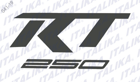 [F13020367] ETIQUETA CUBIERTA DER RT 250