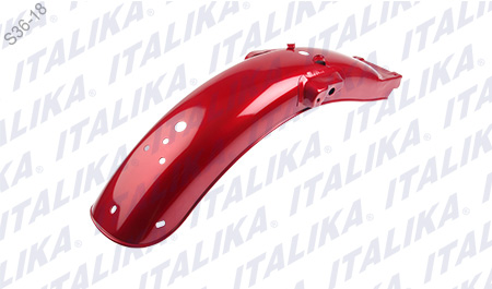 [F16010025] SALPICADERA TRAS ROJO