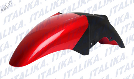 [F16010092] SALPICADERA DELANT ROJO Y NEGRO