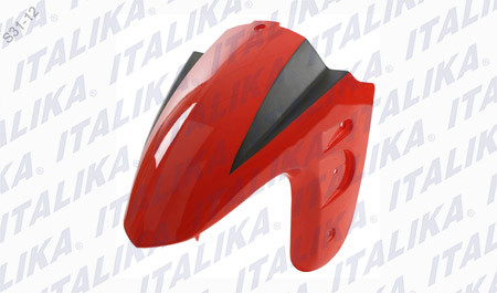 [F16010119] SALPICADERA DELANTERA ROJA