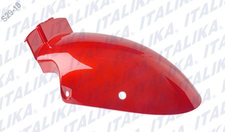 [F16010215] SALPICADERA DEL POSTERIOR ROJO  METALICO