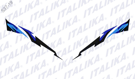 [F16030117] JGO ETIQUETAS SALPICADERA DEL