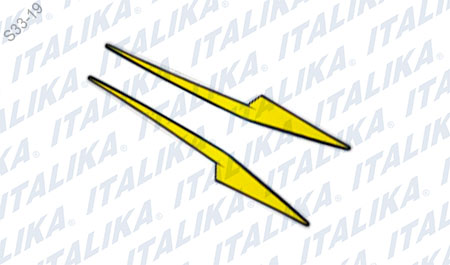 [F16050007] JGO ETIQUETAS SALPICADERA DEL