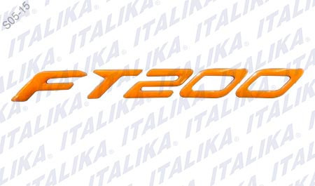 [F17050008] ETIQUETA TANQUE COMBUSTIBLE FT200